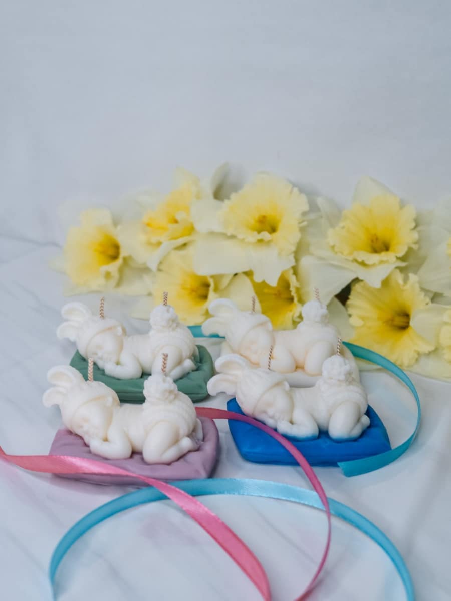 Marturii Botez lumanare BABY - simpla - imagine 26